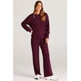 thumbnail image 3 of Conjunto Deportivo de Mujer PRETTYGARDEN 2 Piezas Vino Tinto XXL, 3 of 9