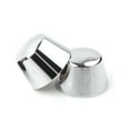 thumbnail image 5 of ZS 2X Chrome Motorcycle Front Axle Cap Nut Covers For Harley Davidson Sportster Dyna Road Glide King Softails FLSTC FXDWG FXWG, 5 of 8