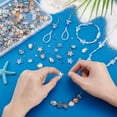 thumbnail image 3 of 800pcs Glass Fish Beads Ocean Charms Glass Shell Beads Starfish Beads Ocean Themed Crystal Beads for Jewellery Making DIY Crafts Assorted Beads Set for Friendship Bracelet Making, 3 of 5