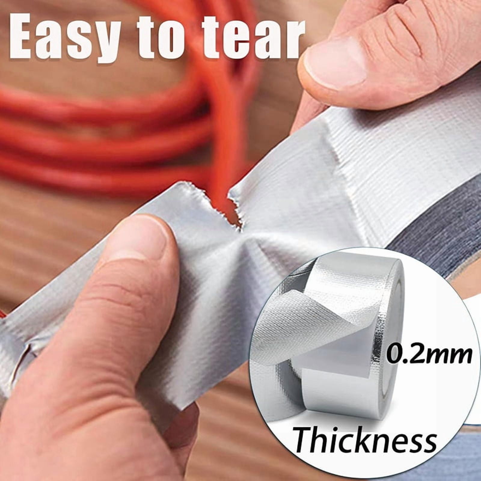 Duct Tape Heavy Duty,2 Inch x 27 Yards,6Pack Silver Duct Tape Waterproof,Strong Flexible and Adhesive for Indoor Outdoor
