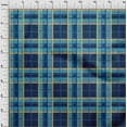 thumbnail image 3 of oneOone Polyester Lycra Dark Blue Fabric Madras Check Sewing Fabric By The Yard Printed Diy Clothing Sewing Supplies 56 Inch Wide, 3 of 4