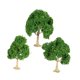 thumbnail image 4 of 3x Árboles en miniatura para paisaje Modelo de árboles Mini árbol de paisaje Árboles en miniatura para árbol verde, 4 of 9