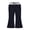 Black, variant on YiZYiF Kids Girls Casual Flared Pants Elastic Waistband Bell Bottoms for Modern Jazz Dance