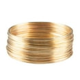 thumbnail image 4 of 50 bucles de alambre de joyería BLESIY DIY Luz de oro 6 cm, 4 of 8