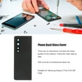 thumbnail image 3 of Back Glass Cover For  Z Fold 4 5G, Back Glass Housing Cover With Pre Installed Camera Lens And Pre Installed Tape,Professional Repair Tool Kit, 3 of 8