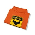 thumbnail image 4 of Danger Not for the Weak Unisex Heavy Blend Hooded Sweatshirt, 4 of 4