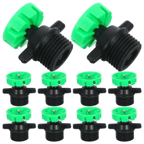 10 Pcs Sprinkler Irrigation Water Hose Sprayer Nozzle Automatic Irrigation Sprinkler Heads 360 Degree Rotation Heads