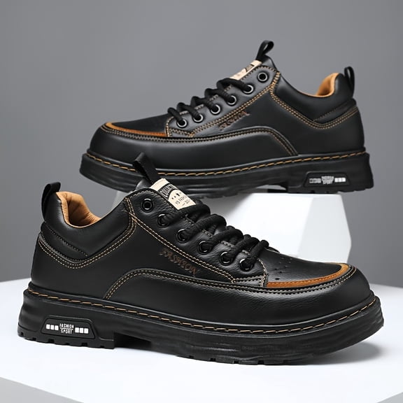Men'S Business Casual Shoes, Work Shoes, Low-Top Trendy Casual Footwear, Comfortable Flat Shoes Suitable for Outdoor Sports for Men