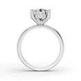 thumbnail image 2 of Classic Hidden Halo Lab Grown Diamond Engagement Ring in 14K White Gold (2 CT Round Center) Ring Size : 9.5, 2 of 5