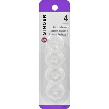 UPC: 0075691021344 | Singer Bobbins Class 15 Plastic 4pc