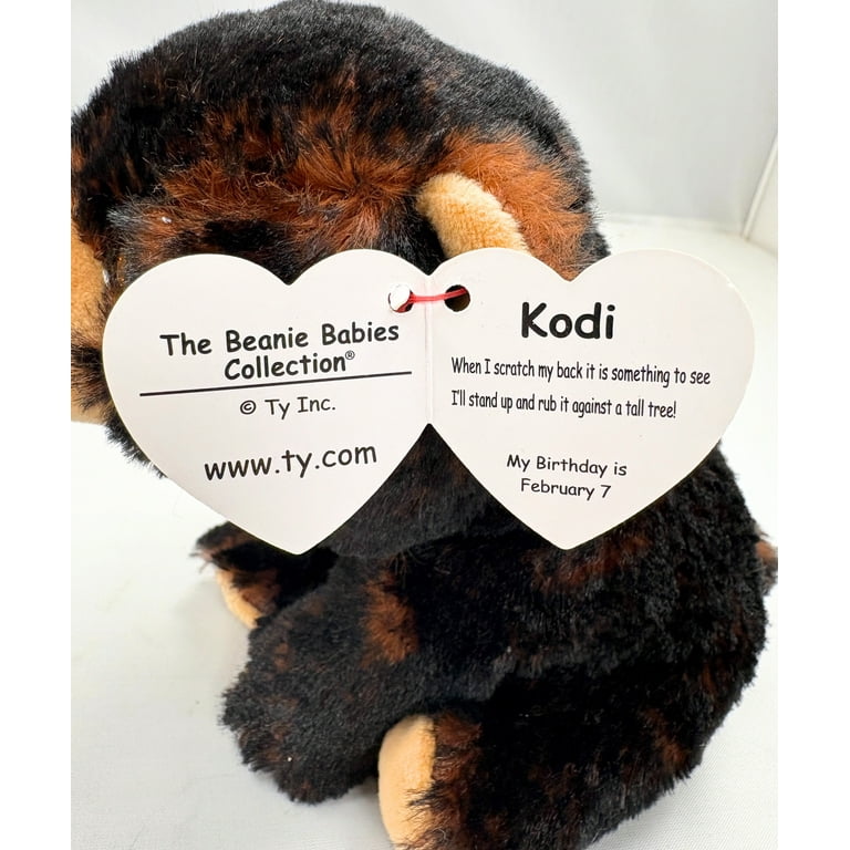Ty Beanie Baby - Kodi the Bear – Glitter Eyes - Stuffed Animal