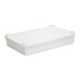 thumbnail image 1 of Caja para fermentar masa de pizza con tapa. Caja para fermentar pan. Almacenamiento versátil de masa. Blanco medio, 1 of 9
