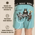 thumbnail image 5 of LazyOne Funny Animal Boxers, Novelty Boxer Shorts, Humorous Underwear, Gag Gifts for Men, Bear, Card Games, Smelly (He Who Smealt It Dealt It, Small), 5 of 7
