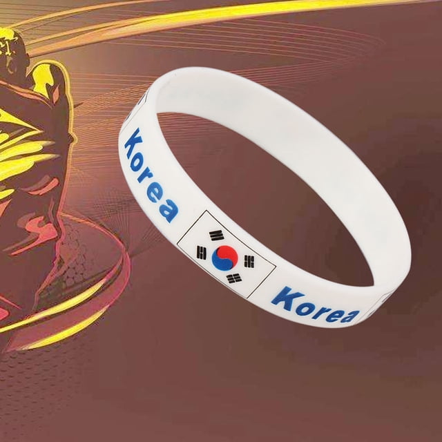 CRAFTHROU 6 Pcs Soccer Bracelets Multi Adjustable Size for Fans at