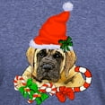 thumbnail image 3 of CafePress - English Mastiff Christmas T Shirt - Mens Tri-blend T-Shirt, 3 of 4