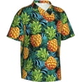 thumbnail image 2 of Mens Casual Hawaiian Shirts Short Sleeve Button Down Beach Shirts Shirts, 2 of 8