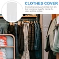 thumbnail image 4 of OUNONA 30pcs 60x120cm Clear Plastic Garment Bags for Clothes Cover Disposable Storage at Home Shop Outdoor, 4 of 7