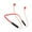 Red, variant on JOGZMZ Bluetooth Earbud Magnetic Neck Hanging Earphones Noise Cancelling In-Ear Headphones
