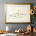 thumbnail image 5 of Coastal Contour Sketch I Premium Framed Print - Ready to Hang, 5 of 8
