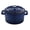 Blue, variant on Lava Enameled Cast Iron Small Dutch Oven 0.4 Qt. Round with Trendy Lid Orange