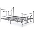 thumbnail image 1 of Complete Metal Full Size Bed in Charcoal, 1 of 4