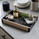 thumbnail image 5 of Wooden Serving Tray With Metal Handles Kitchen Decorative Tray For Coffee Table, 5 of 6