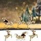 thumbnail image 4 of 3-Piece Outdoor Christmas Sleigh and Deer Scene Decoration Set with LED Lights for Garden and Yard, 4 of 4