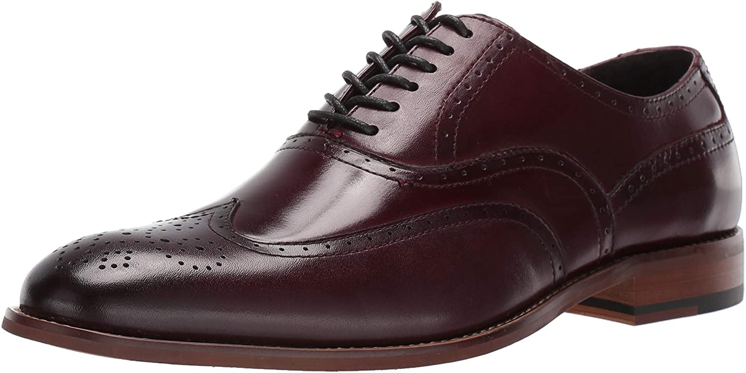 burgundy stacy adams shoes