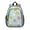 Multicolor Cat and, variant on Multicolor Cat White Pattern Backpack for School, Cute School Bag with Adjustable Shoulder Straps and Padded Back, 15"x11.42"x5.5"