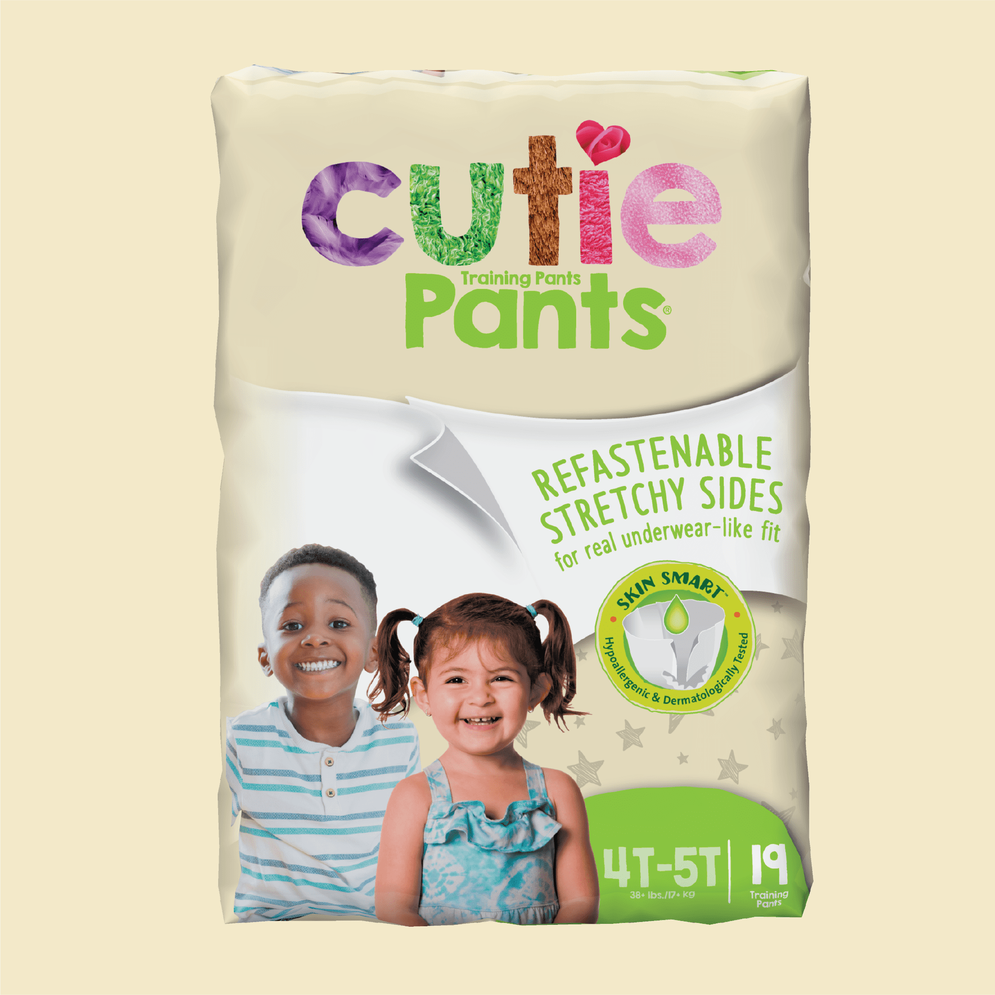 Wonderpants Heavy Absorbency Toddler Training Pants WP9001/1 4T to 5T Pack of 19, Fun Graphics Print