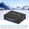 thumbnail image 3 of Langgg Metal Optical Media Converter Replacement Heats Dissipation LED Indicator Heats-resistant Home Fiber Switch Module US Plug Single Fiber 3KM LC, 3 of 9
