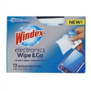 Windex Electronics Wipe & Go 12 Count