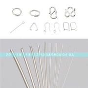 1 Meter 925 Sterling Silver Wire Jewelry Making 0.3/0.4/0.5/0.6/0.7/0.8/0.9/1/1.2mm Tarnish Resistant Silver Coil Wire