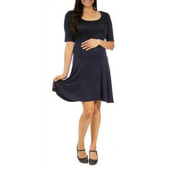 Women's 3/4-sleeve Maternity Dress