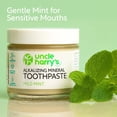 thumbnail image 7 of Uncle Harry's Mild Mint Remineralizing Toothpaste | Natural Whitening Freshens Breath & Promotes Enamel | Vegan Fluoride Free Toothpaste, 3 Oz, 7 of 7