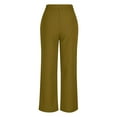thumbnail image 4 of Up to 65% off! Plus Size Sweatpants for Womens High Waist Casual And Comfortable Solid Color Semi Elastic Button Up Pants, 4 of 6