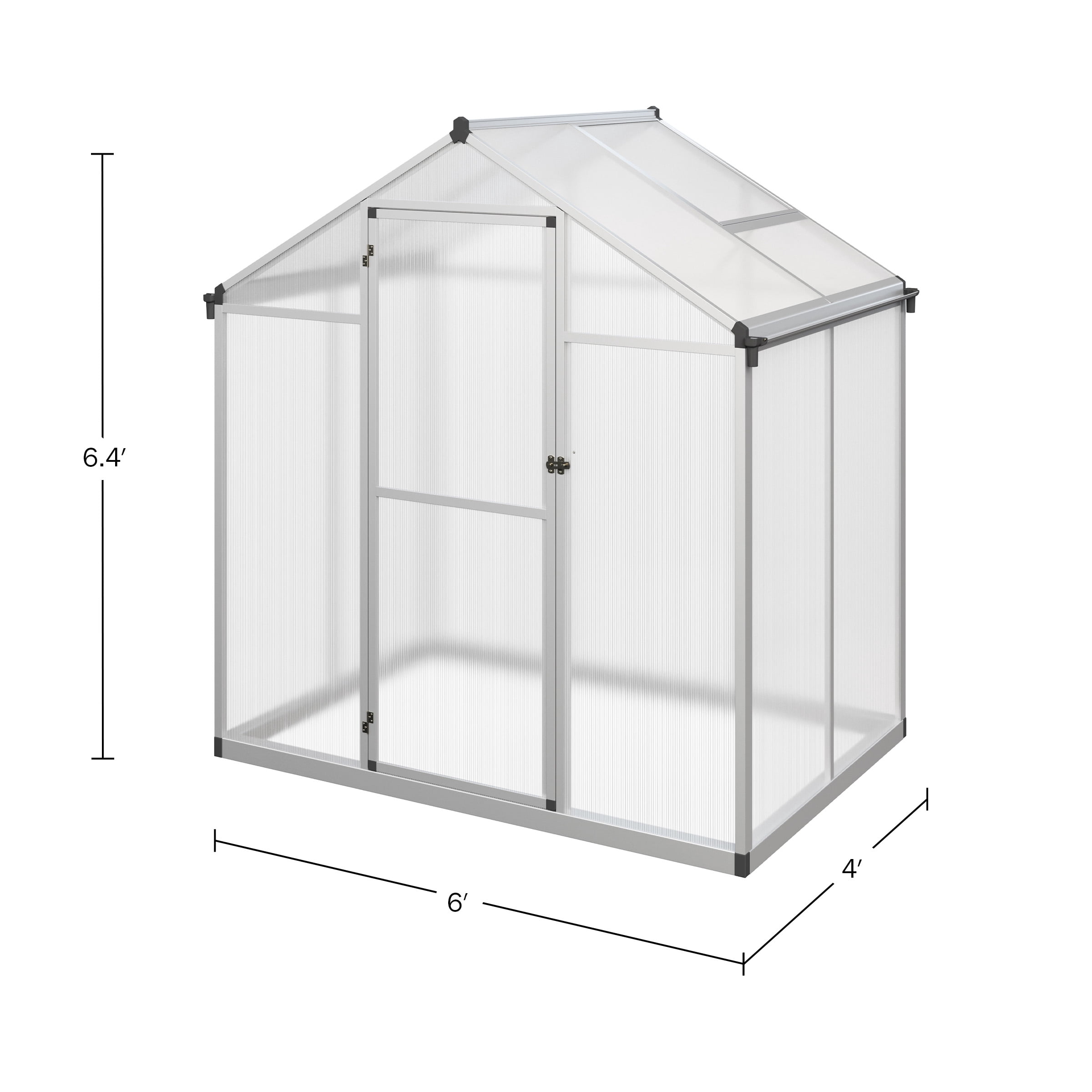 Home-Complete Walk-in Greenhouse - 4ft x 6ft Outdoor Green House