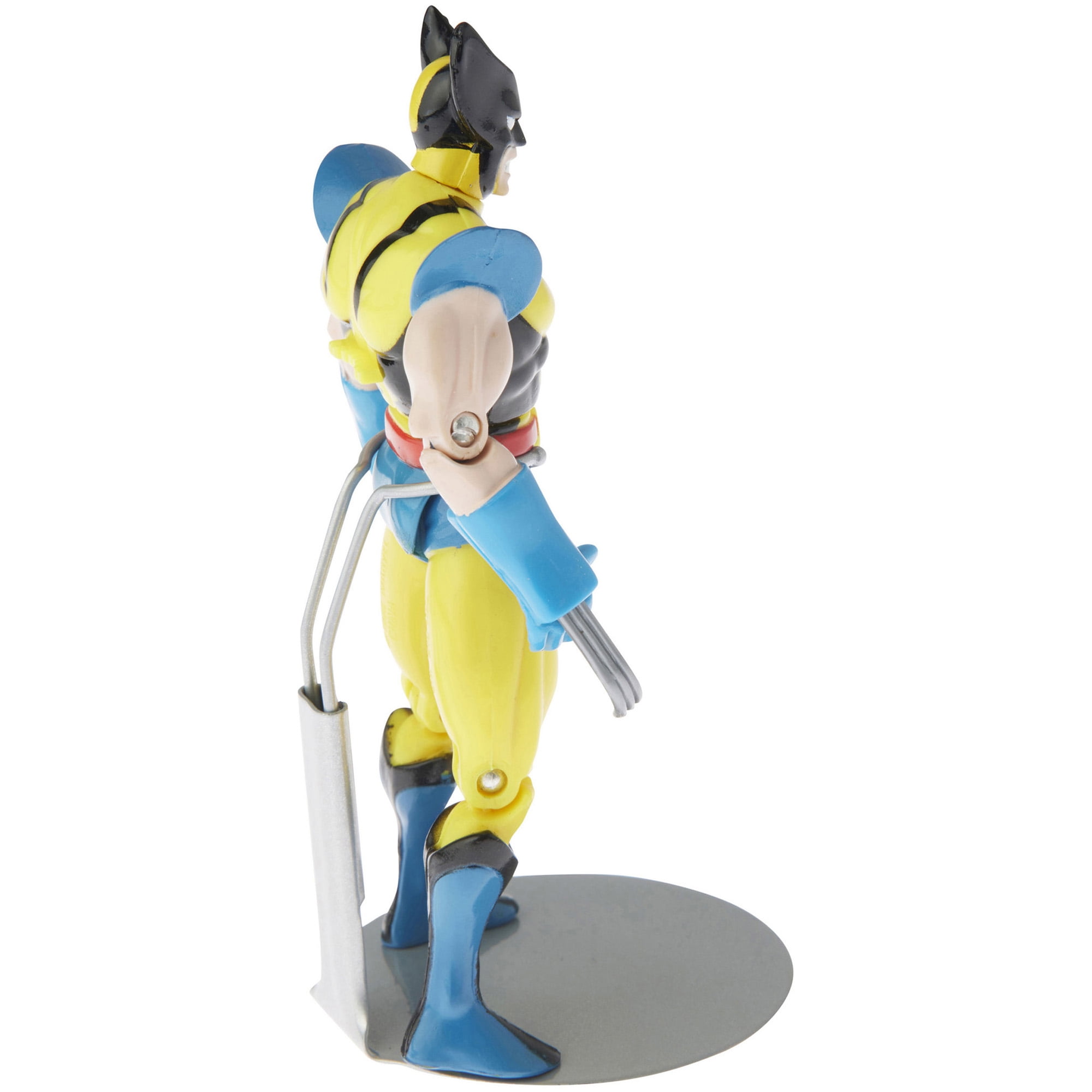 Plymor DSP-25S Silver Adjustable Action Figure Stand, fits 4.5, 5, and 5.5 inch Action Figures, Waist is 1" - 1.5" wide, 3" - 3.5" around, Pack of 6