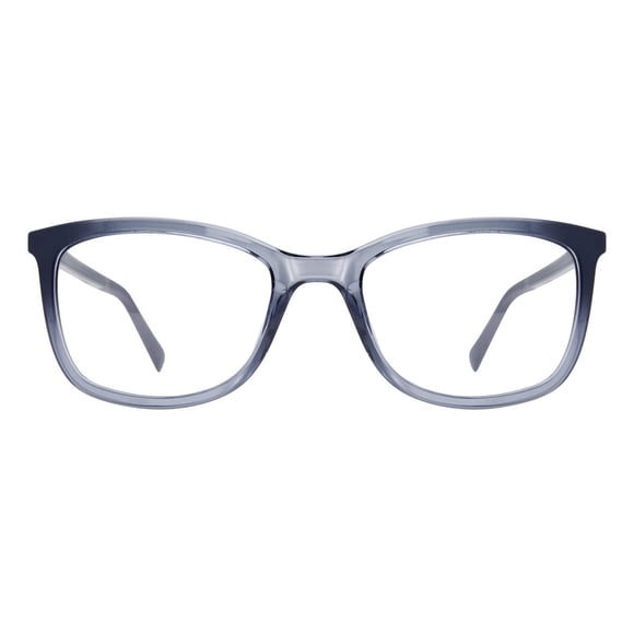 Bio Eyes Womens Prescription Eyeglasses, Winter, Purple Smoke, 55.5-19.0-140