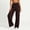 Coffee, variant on Women's High Waist Wide Leg Pants, Elastic Waist, Loose Loungewear & Sport Trousers with Pockets Black L