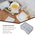 thumbnail image 1 of Ruiboury Silicone Molds Art Crafting Home Tool DIY Epoxy Mold Jewelry Making Tools Personalized Casting Mould Set Shop Use Square Coaster Box, 1 of 7
