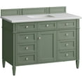 thumbnail image 2 of James Martin Vanities 650-V48-3Af Brittany 48" Single Basin Poplar Wood Vanity Set - Green, 2 of 7