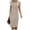 *Gray, variant on ClodeEU Women's Cap Sleeve Grewneck Formal Sheath Dress ,Elegant Work Office Slim Fit Dresses Navy,Womens Plus M
