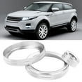 thumbnail image 3 of Air Conditioning Knobs Trim  Air Conditioning Knob Circle  Air Conditioning Knob Ring  Car Trim Accessory 3Pcs/Set Aluminum Air Conditioning Knobs Circle Trim Fit For Landrover, 3 of 8