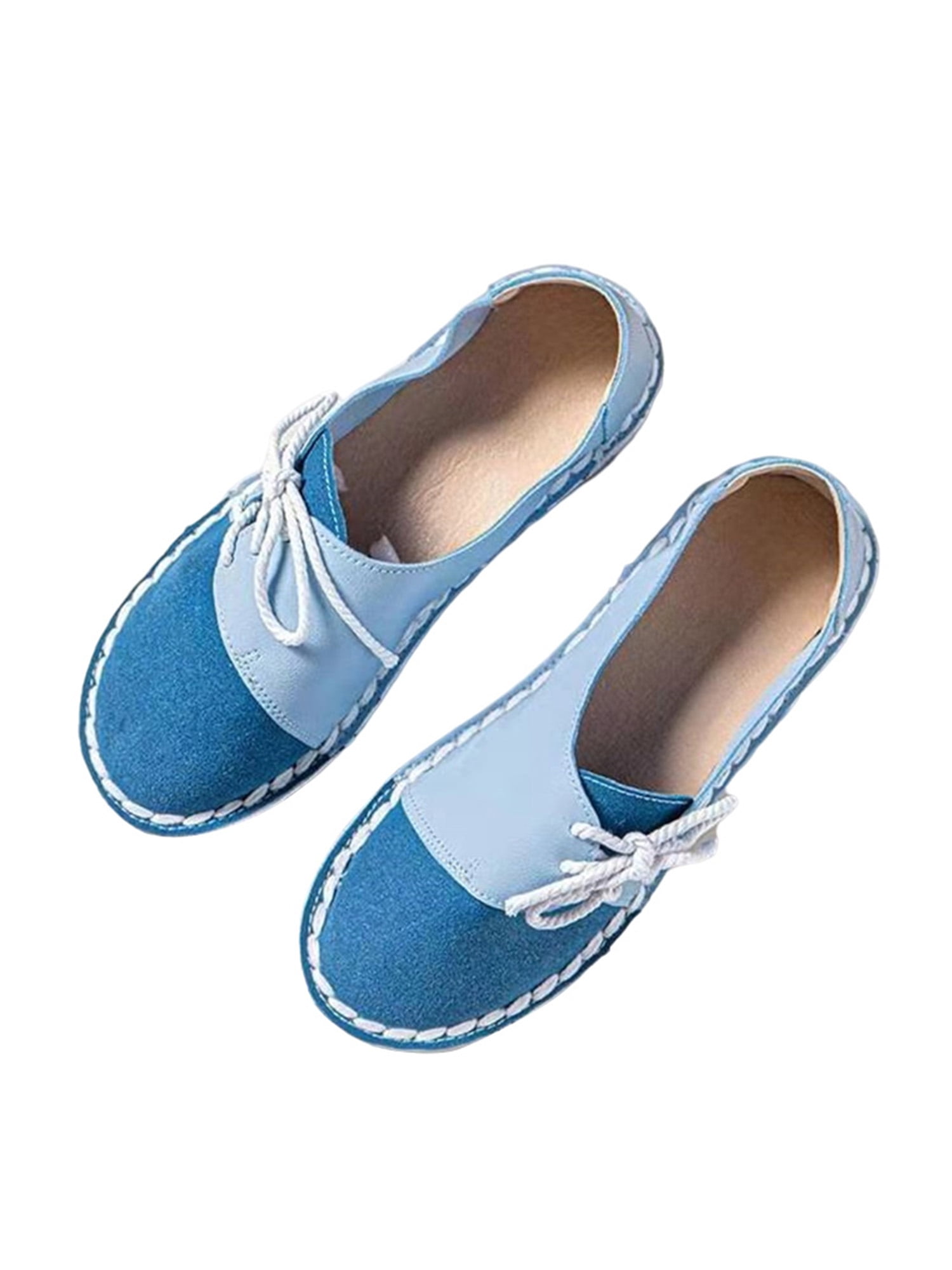 Lacyhop Women's Casual Holiday Shoes Loafers Driving Shoes Slip on Flats Boat Shoes Size