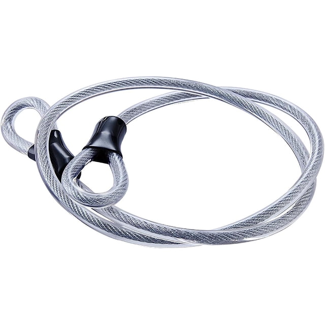 Cable de seguridad Cable de acero trenzado Cable flexible Candado de cable para bicicleta Candado de cable de acero antirrobo Cadena de seguridad para bicicleta Cable de doble nudo para scooter B