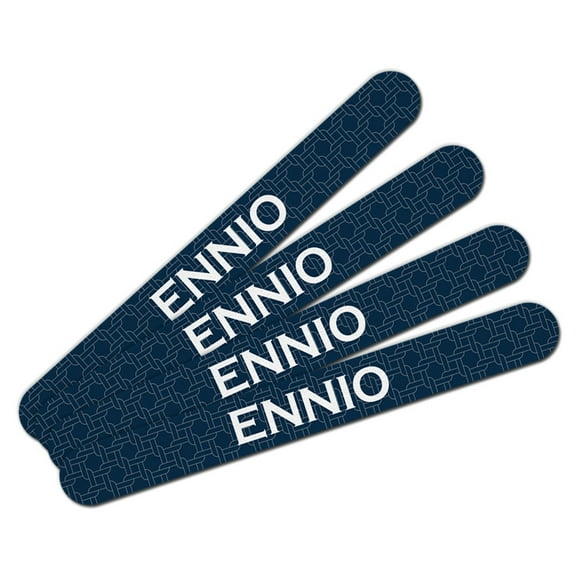 Ennio Double-Sided Nail File Emery Board Set 4 Pack