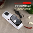 thumbnail image 3 of USB Electric Knife Sharpener, With Replacement Grinding Tools, Double Sided Knife Sharpener, Stable Non-slip Base, Quick Sharpening & Polishing, 3 of 9