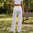 thumbnail image 3 of VV AVEORS Womens Fold Over Pants Y2K Low Rise Bell Bottoms Yoga Pants Summer Fall Beach Wide Leg Foldover Pants Casual Lounge Flare Leggings Gray S, 3 of 5