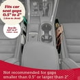 thumbnail image 3 of Organizador para espacio en el asiento del automóvil oso de fresa cuero vegano ajustable Paquete de 2, 3 of 5